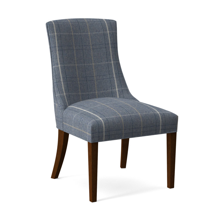 Chaise de salle à manger Tuxedo, Lapis écossais 0126-63, Finition café