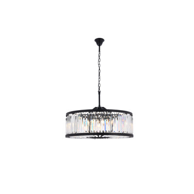 Dorinda 10-Light Dimmable Drum Chandelier