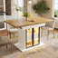 Metal Base Dining Table-914158152