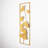 Hand-Painted Decorative Metal Wall Accessory, 12.6 x 35.4 inches | 100% Metal Construction (Thickness: 0.06 inches) | Unique Color Variations, Easy Wall Mounting | Perfect for Home Decor & Modern Aesthetics