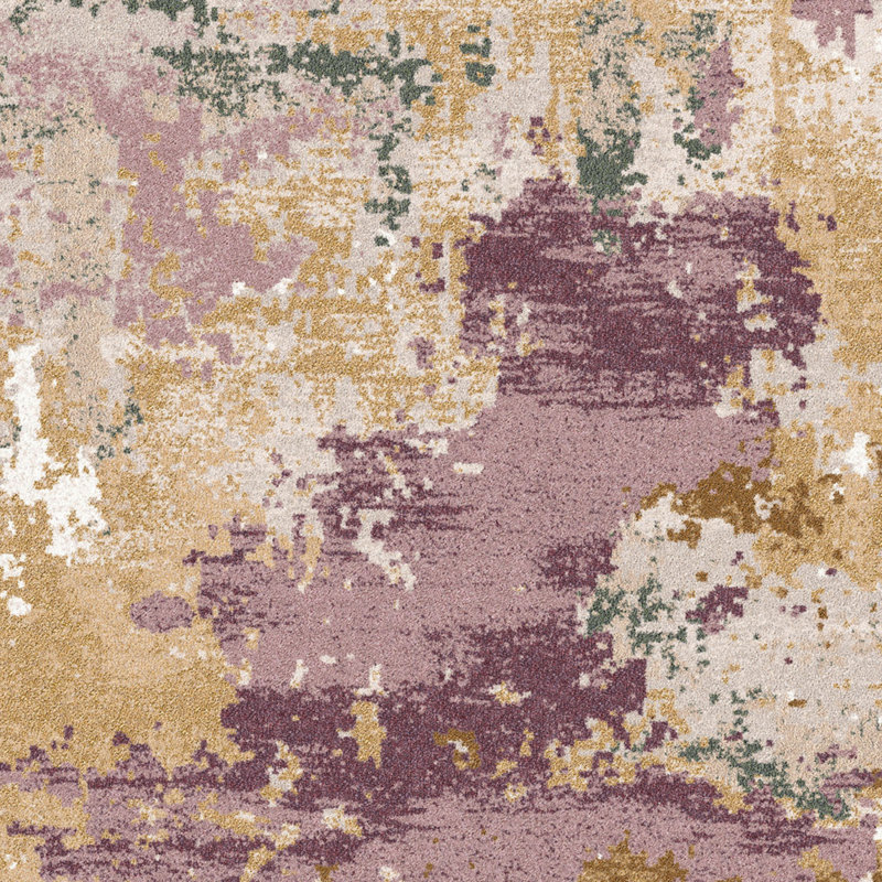 Residency Color Drift Purple Watercolor Area Rug, Rectangle 7'8" x 10'9"