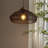 1-Light Pendant Light Black-580917232