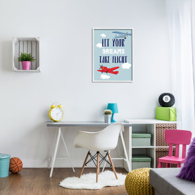 «Leist Fester Let Your Dreams Take Flight Airplanes», art sur toile