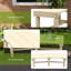 Banc de jardin en bois Berneda Outsunny-112891084