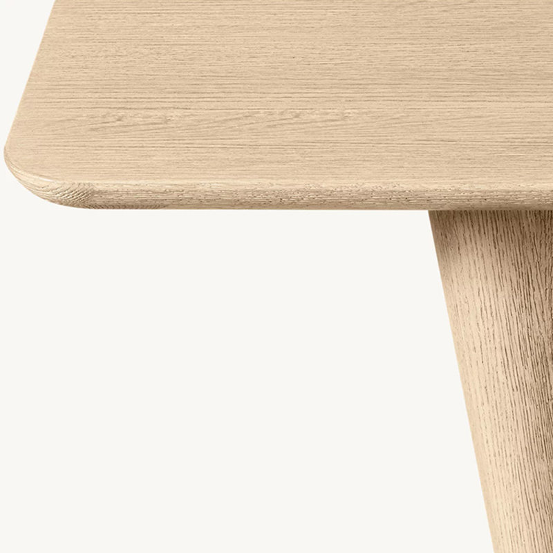 Console américaine simple de style rétro, Bois naturel
