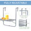 Square Steel Outdoor Balcony Table - 60 cm W 60 cm D