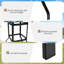 4 - Person Patio Dining Set with Square Table , Cushions Included