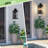 2-Light 22 In. Black Outdoor Wall Light Fixture, Waterproof  Wall Lantern Sconce Farmhouse Hardwired Wall Mounted Front Door Porch Light-935859061