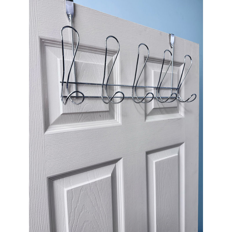 Lyrical Storage Hooks Over-the-Door Towel Hook, Polished Chrome