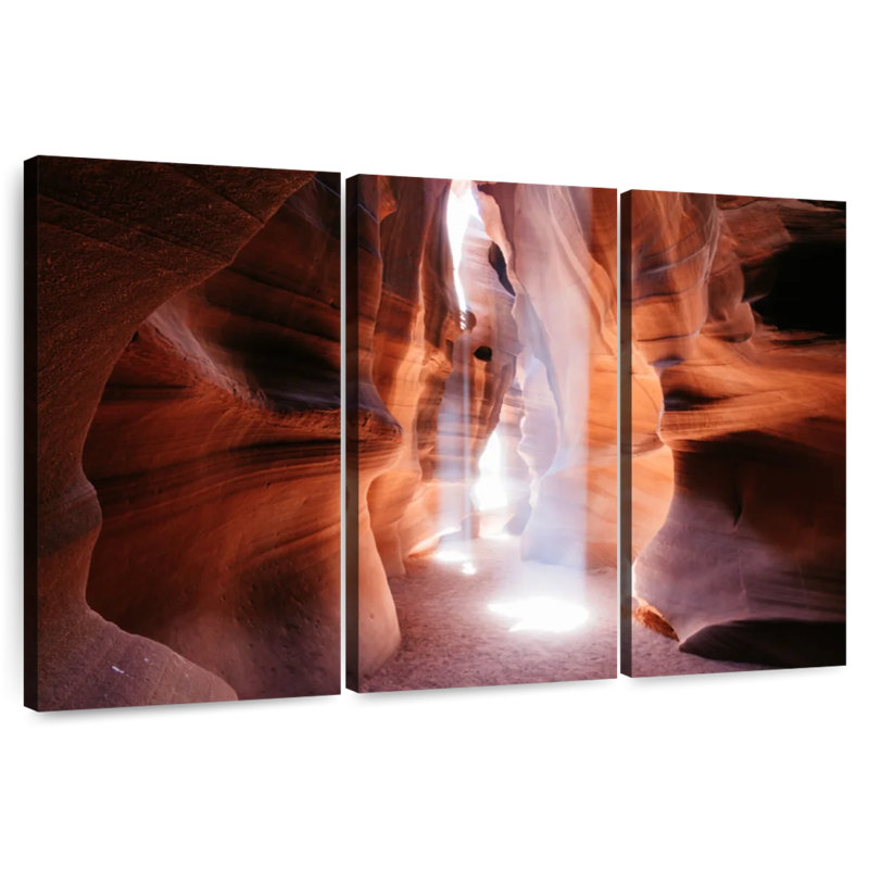 Lumière naturelle Alvord Antelope Canyon, H 28 po x l 45 po