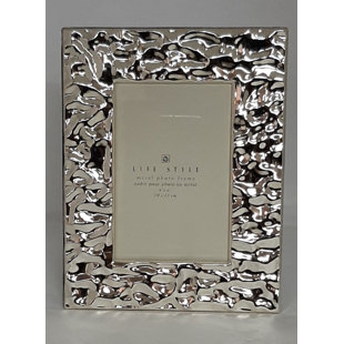 Silver Metal Embossed Picture Frame