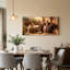 Art mural rétro, boussole et cantine sur commode en bois-133470203
