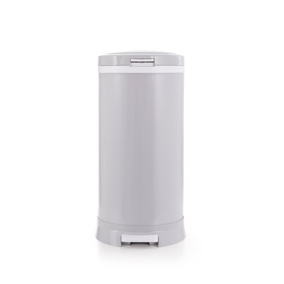 Aluminum Step On Waste Basket - 10 Gallons