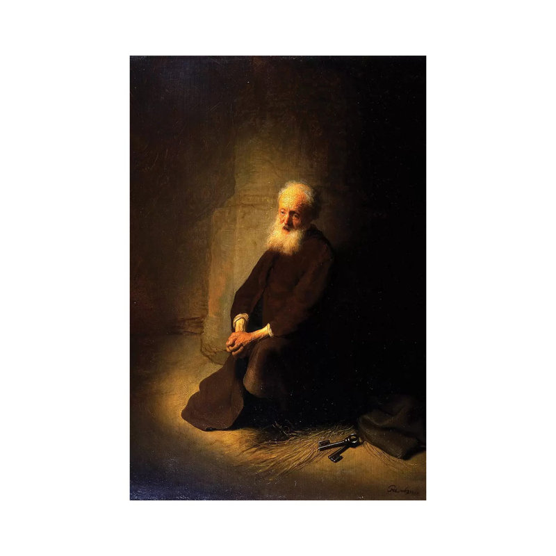 St. Peter In Prison, 1631 by Rembrandt Van Rijn - Wrapped Canvas Gallery-Wrapped Canvas Giclée