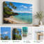 «Turquoise Palm Cove - Tropical Ocean Beach», art mural sur toile tendue-129989436