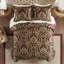 Très grand édredon 4 pièces. Thème. Édredon en chenille, taies décoratives, jupe de lit. Fermeture à glissière. Touche satinée de luxe. 100%. Importé. Suivez les conseils d'entretien. Texture élégante. Manuel