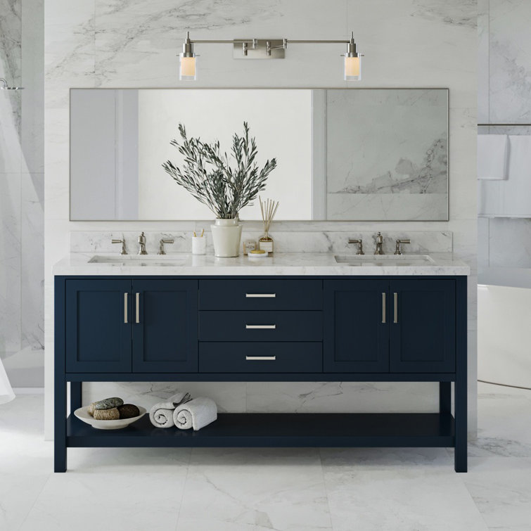 Moille 73" Double Bathroom Vanity Set