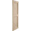 Rustic Two Equal Panel Flat Panel Faux Wood Shutters (Per Pair)-88966958-88967920-88966948