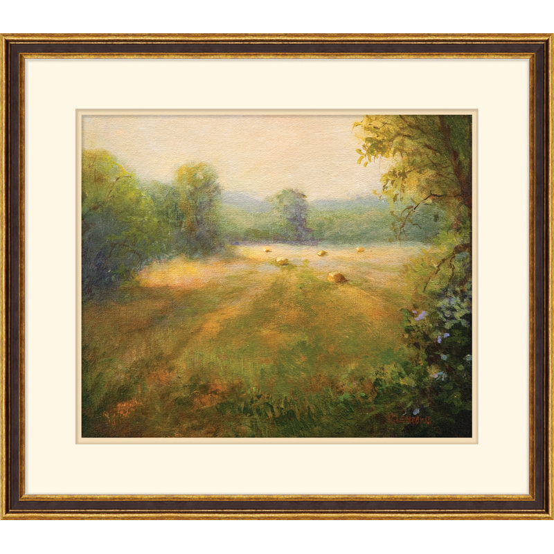 Hay Bales On A Hot Day Painting