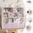 Kids Bookcase with 4 Removable Drawers, 4-Tier Cube Bookcsae, Storage Bookshelf