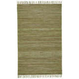 Cedarburg Striped Hand-Woven Flatweave Jute Mist Area Rug
