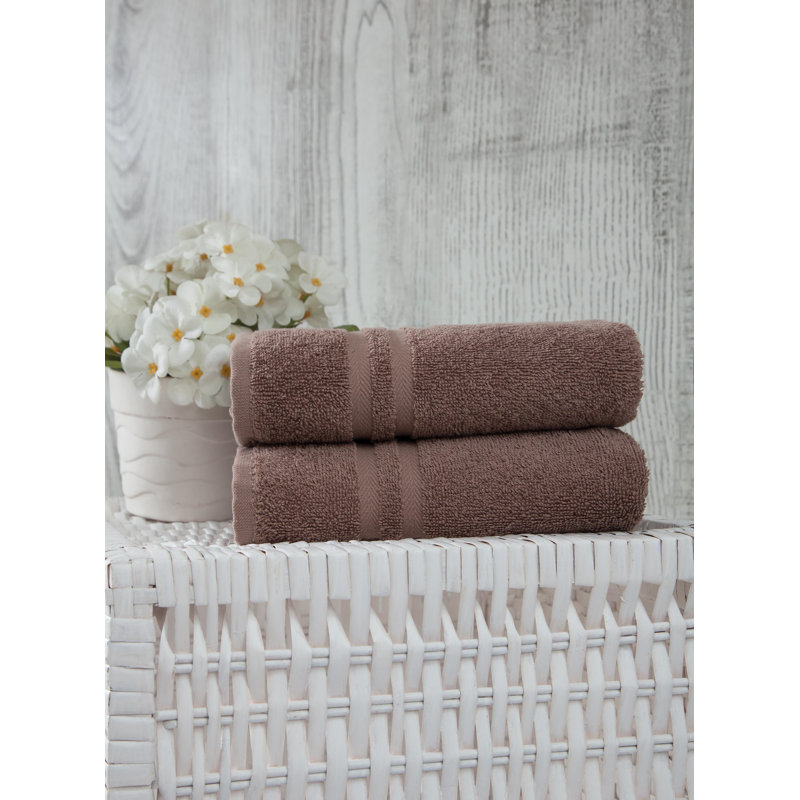 Hollington Turkish Cotton Hand Towel, Latte
