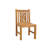 Teak Wood Premium All-Weather Wicker Outdoor Dining Side Chair