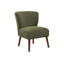 Chaise d'appoint rembourrée de style Mid-Century avec pieds en noyer-1769690711