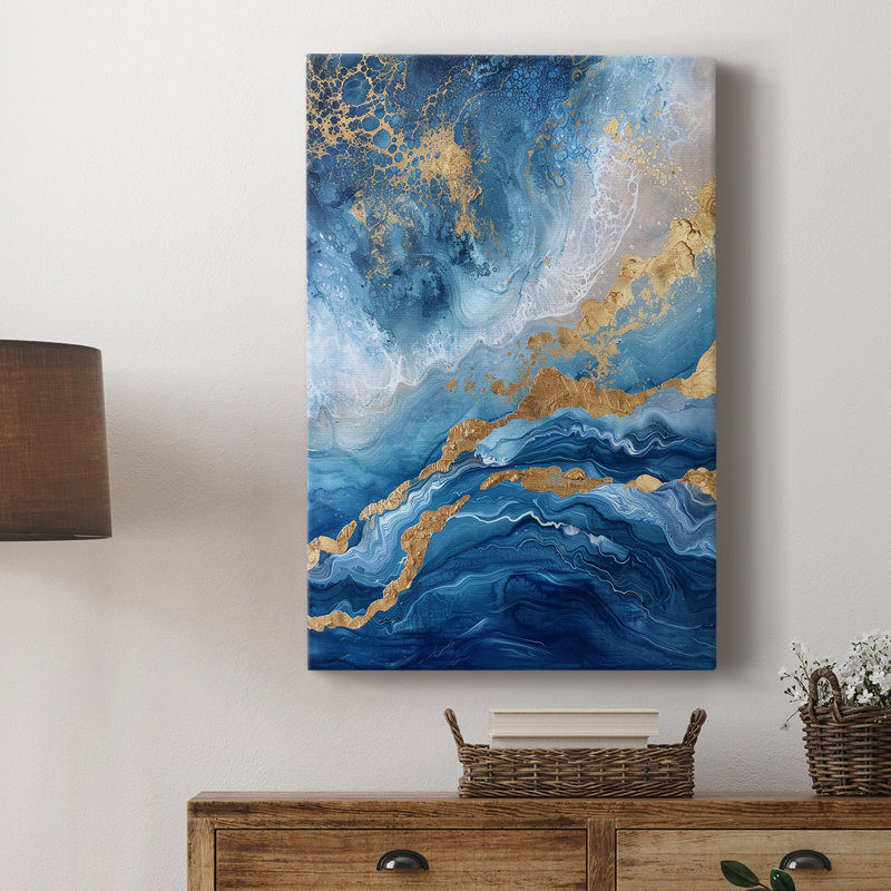 ABSTRACT Series CDIX -Custom Wrapped Gallery Cavas, 36" H x 24" W