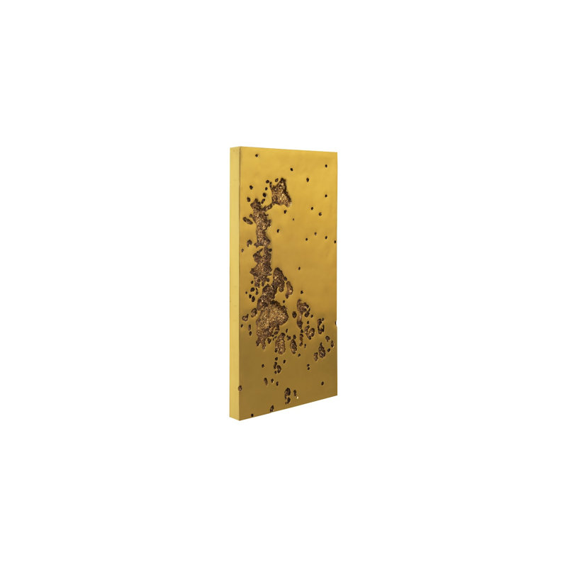 Art mural Splotch, rectangle, feuille d'or