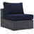 Invite 7 Piece Outdoor Patio Sunbrella Sectional Set-116781613