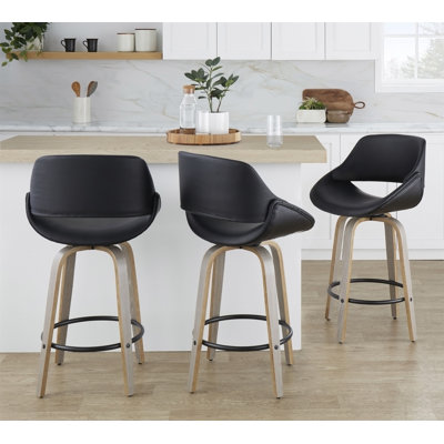 Tabouret de bar 26 po Mid-Century