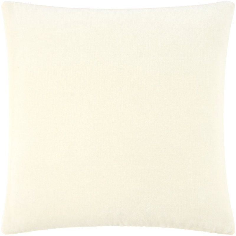 Coussin décoratif Elton, Housse de coussin seulement - sans coussin, Square 22", White