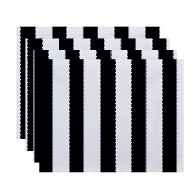 Stitch In Time Polyester Striped Rectangle Placemat