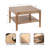 Ardentown Transitional Two-Tiered Square Coffee Table-87680905
