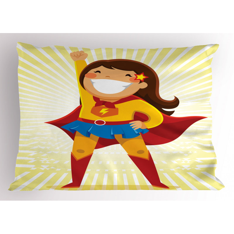 Superhero Polyester Sham Set, Twin