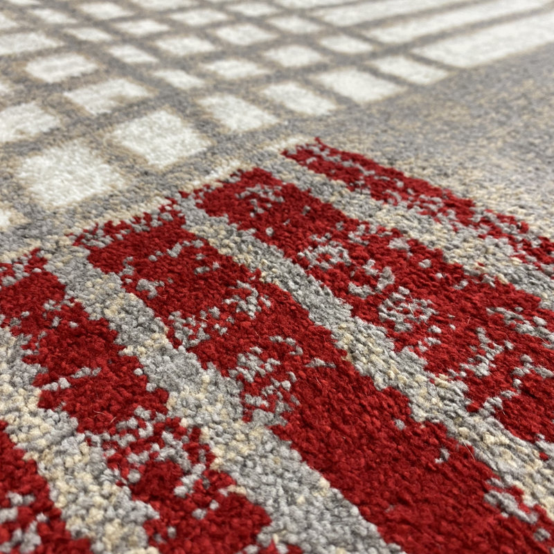 Plaid Indoor Rug, Rectangle 8' x 10'