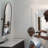 Breve Arch Metal Wall Mirror with Tilted Frame-599881854-581468784