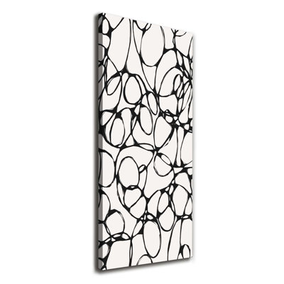 Chaotic Circles - Wrapped Canvas Print