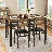 Dining Table Set For 4, 43.3" Kitchen Table And Chairs Set Of 4, 5-Piece Industrious Wood Dining Room Table Set With 4 Upholstered PU Leather Chairs For Small Space, Breakfast Nook, Apartment-1898103706-1898103687-1898103704