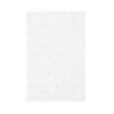 Lasso 100% Cotton Chenille Chain Stitch Non-Slip Bath Rug