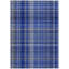 Tapis extérieur lavable antidérapant 8 pi x 10 pi bleu marine