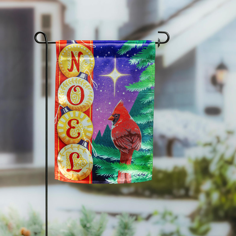 Drapeau de jardin Noel Cardinal Luster
