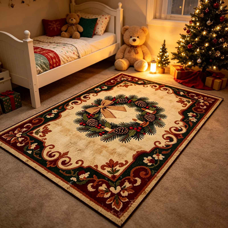 Tapis de salon de Noël de Noël, MRE