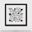 Cadre photo "triangulaire à pertinence" , impression sur papier-17720587-17695520