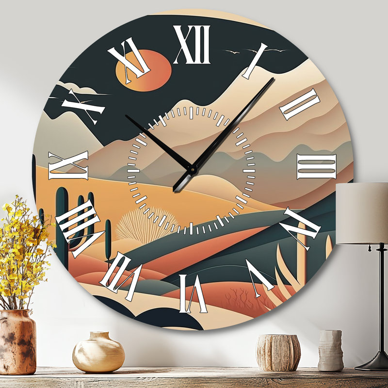 Pleine lune sur l'horloge murale, Grand