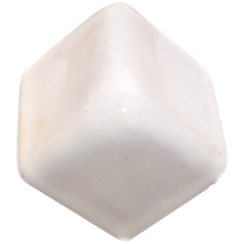 2" x 2" Mexican Off-White Corner Cap, White