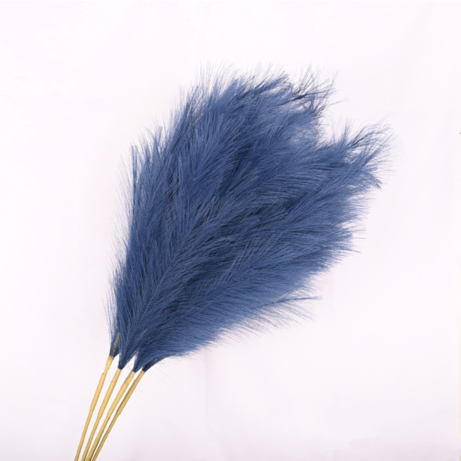 Silk Pampas Grass Arrangement, Blue, 43"H x 8"W