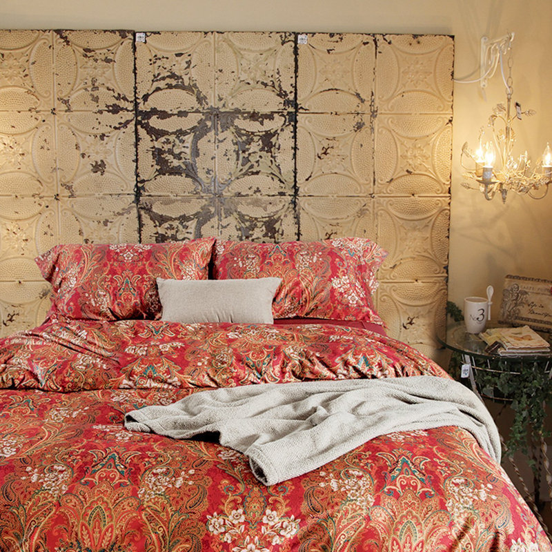 Sateen Duvet Cover, King + 2 Shams