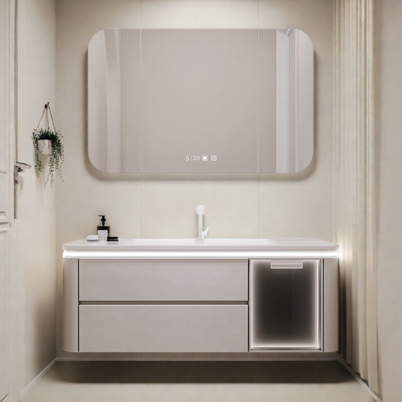 Nordic style simple modern bathroom cabinet